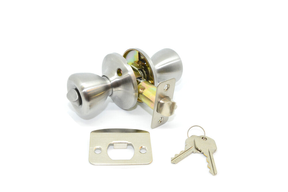 Nickel Door Knob Set Shed Supply