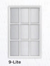 9-Lite Glass