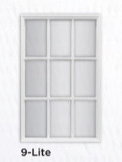 9-Lite Glass