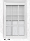 9-Lite Glass