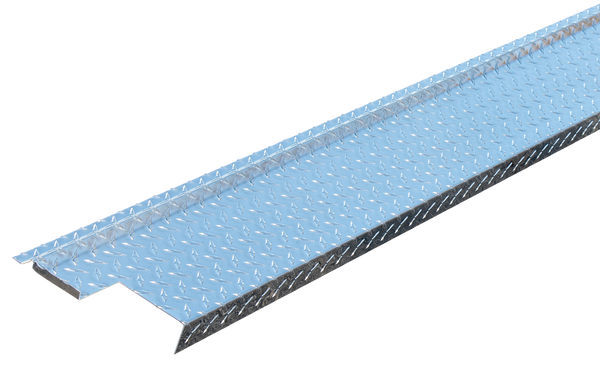 Notched & Folded Diamond-Plate Threshold