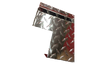 Notched & Folded Diamond-Plate Threshold