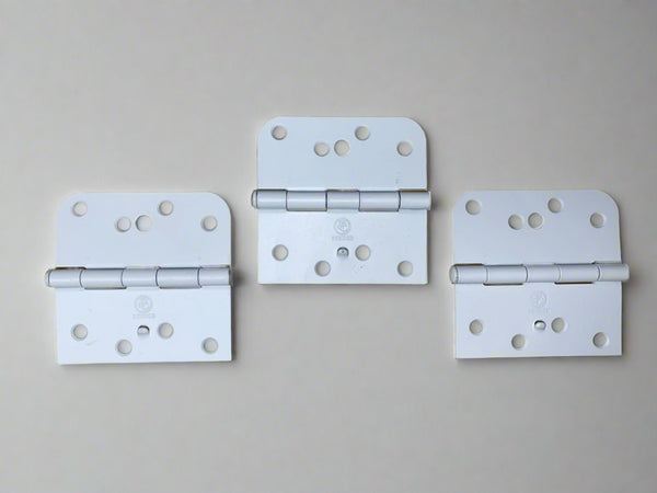 White Interior Door Hinge