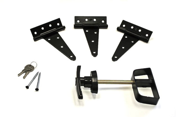 Classic Shed & Barn Door Kit in Black